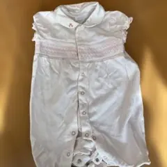 bebe ホワイトロンパース ~95cm