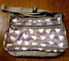 LeSportsac ハート花柄 ショルダーバッグ