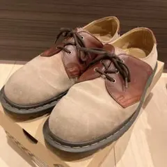 ドクターマーチン スエードレザー 3ホール サドルシューズ UK8 英国製