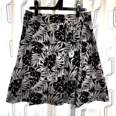 22 OCTOBRE 綿100%スカート モノトーン Ｌサイズ