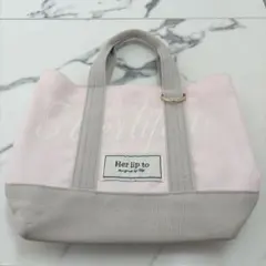 Herlipto ハリプ トートバッグ pink 新宿ルミネ 限定品 - メルカリ