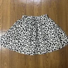 GLOBAL WORK ヒョウ柄スカート XL
