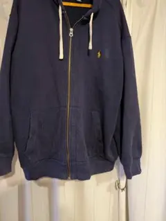 Ralph Lauren パーカー 3XB ネイビー 厚手 ビッグサイズ 古着