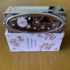 JILLSTUART ルージュケース シルバー 花柄