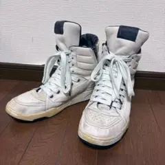 希少！！BALMAINハイカットスニーカー ホワイト かかとジップアップ 希少！！BALMAINハイカットスニーカー ホワイト かかとジップアップ