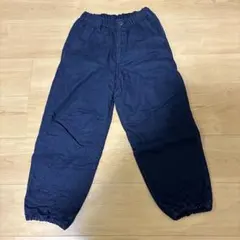 UNIQLO キッズ　ウォームイージーパンツ　デニム　暖パン　130cm