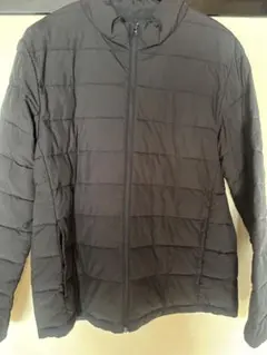 黒ダウンジャケット　GU クリーニング済　フードなし