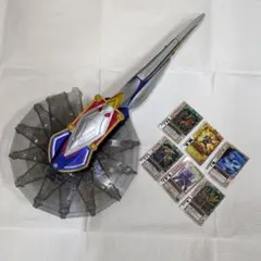 ジャンク/仮面ライダーブレイド　ブレイラウザー　カード連動玩具 ＋カード6枚
