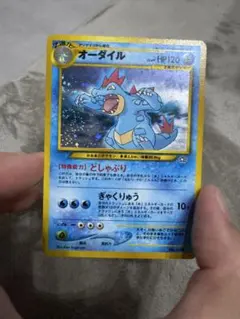 旧裏 オーダイル ☆ 渦巻きホロ 大玉ホロ No.160 ポケモンカード