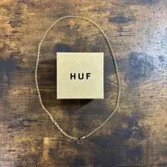 HUF ハフ ロゴチャーム ネックレス 箱付き