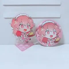 プロセカ アニメイトカフェ プロセカカフェ 桃井愛莉 アクリルスタンド 缶バッジ