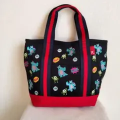 未使用☆ROOTOTE×モンスターズインク　トートバッグ 刺繍 デニム