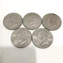 アメリカ 独立記念1ドルと25セント硬貨レア希少古銭 セット1776ー