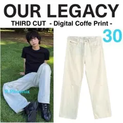 【OUR LEGACY】THIRD CUT D Coffe Print 30のサムネイル