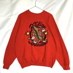 【D’Elia’s Grinders】90sレッド スウェット US古着