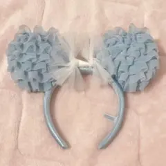 ディズニー カチューシャ フリル ミニー