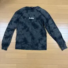 XLARGE タイダイ柄 長袖カットソー ブラック Mサイズのサムネイル