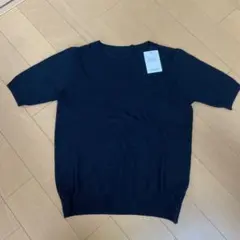 ニットセーター半袖　サイズM