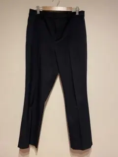 ユニクロ　クロップドパンツ　ネイビーL