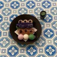 ミニチュア 和菓子 団子 湯呑み セット