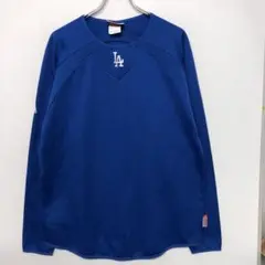Majestic LA Dodgers ドジャース ユニフォーム 長袖TシャツMのサムネイル
