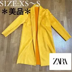 ＊美品【ZARA】ビタミンカラー チェスターコート S