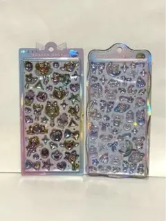 ボンボンドロップシール　マジカル・（churukira）／わんわん2枚セット