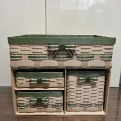 Longaberger ロンガバーガー ラージデスクトップバスケット - メルカリ
