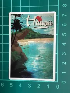 【TA39】HAWAII　ハワイアン　サーフィン　シール　ステッカー