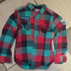 VICTORY OF ALPHA チェック柄シャツ 　トレーナー　150 セット