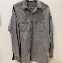 AMERICAN HOLIC グレー 長袖シャツ　Lサイズ　オーバーサイズ
