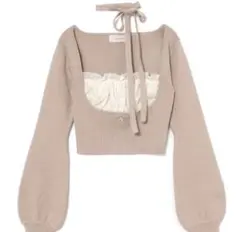 アンドマリー Andmary mew frill tops beige