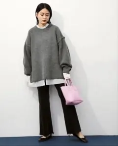 アダムエロペ　ニット　アイボリー