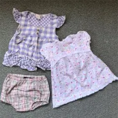 ベビー  ３点セット 夏物 ワンピースなど