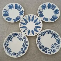 【新品未使用】ムーミン 13.5cm小皿 5枚セット