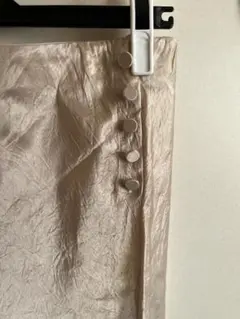 サテンスカートフレアスカート ジャガード ゴールド ジャーナルスタンダード