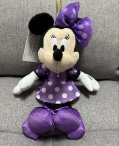 ミニー ミニーマウス ぬいぐるみチャーム 紫 ディズニー ミニーの日