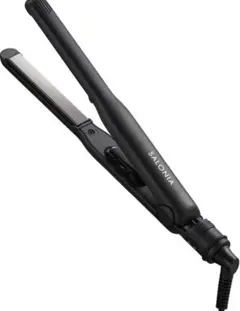 【未使用新品】SALONIA サロニアストレートヘアアイロン 15mm ブラック