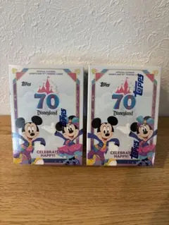 2025 Topps ディズニーランド70周年記念 BOX カード　２個セット