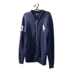 POLO RALPH LAUREN ジップアップニット ビックポニー