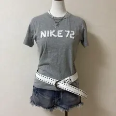 y2k NIKE ロゴ　平成　グレー