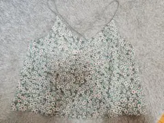 flower フラワー ジョイフルキャミ グリーンのサムネイル