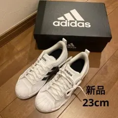 ✨新品✨adidas ホワイト スニーカー スリーストライプス23cm