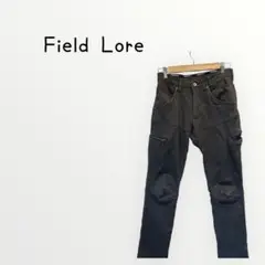 【Field Lore 】ワークパンツ ジッパーポケット　カーゴ　裏起毛