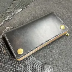 トラッカーウォレット ロング 3層】 ホースバット シルバー TALON