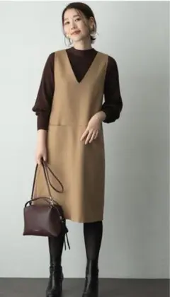 ROSSO ジャンパーワンピース