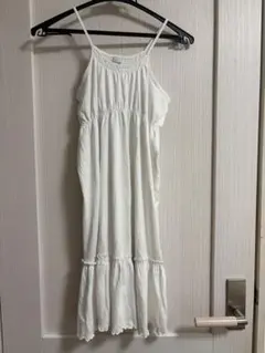 ZARA kids 白コットン　キャミワンピース