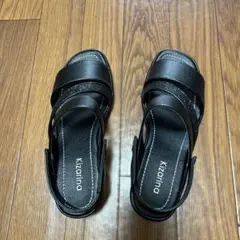 新品Kizarina ブラック サンダル Mのサムネイル
