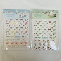 【未使用】サンリオ　ネイルデコセット　ネイルシール　シナモロール　ポチャッコ