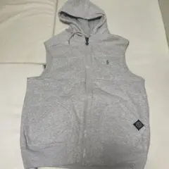 EMPORIO ARMANI フード付きベスト M グレー - メルカリ